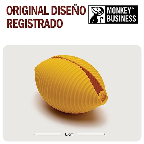 Divertido Exprimidor de Limones de Silicona en forma de Pasta/Máximo Zumo sin ningún desorden/Fácil de usar y fácil de limpiar - ¡Evita los chorros rebeldes y cuela las pepitas también!