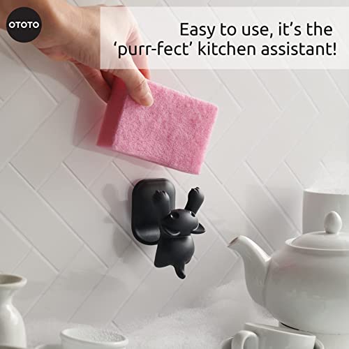 Soporte de esponja Scrubby – El gato que cuida tu fregadero