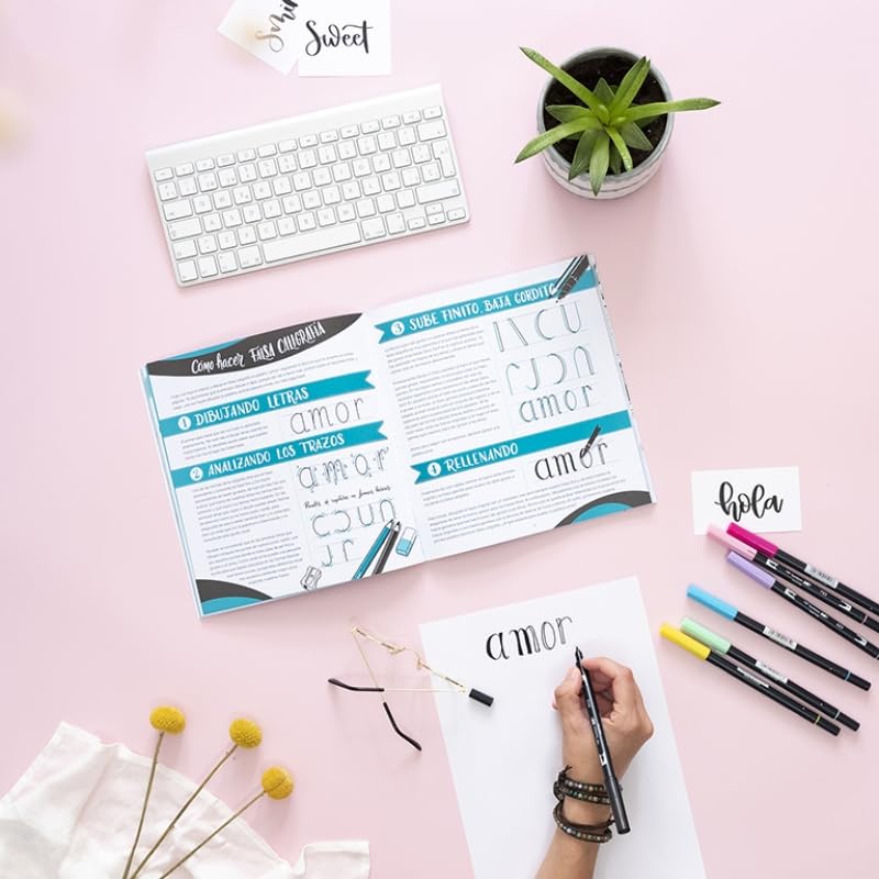 Cuaderno de lettering creativo – Crea palabras con tu propio estilo