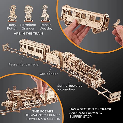 Puzzle 3D tren Hogwarts Express – El tren mágico de Harry Potter para montar con detalle