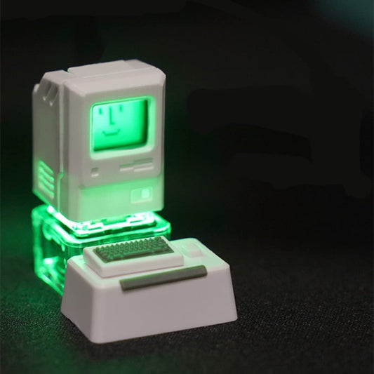 Tecla Mac retro iluminado – La nostalgia se enciende en tu teclado