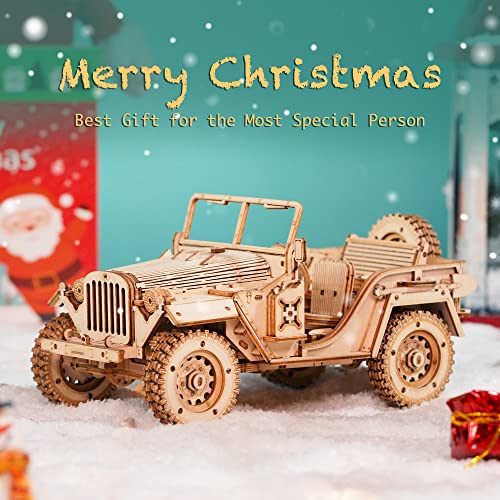 Puzzle 3D jeep militar – Conquista el bricolaje pieza a pieza