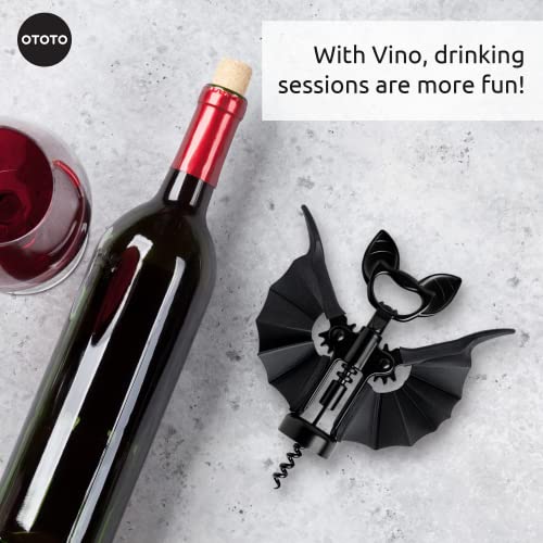 Abridor Vino Spooky el Murciélago – El vampiro del corcho y la chapa