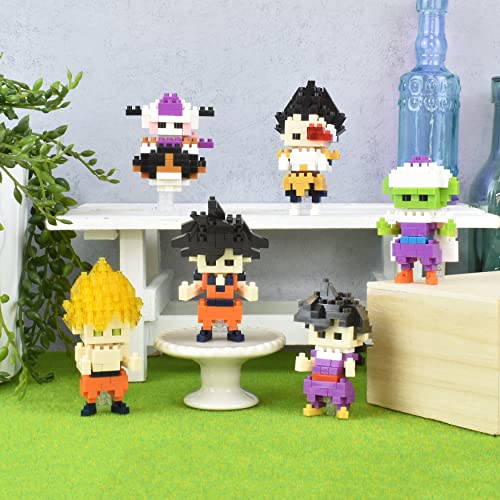 NEWPROJET ITALIA SRL-Nanoblock NBDB-004 Dragon nanoblock-nanoblock-NBDB-004-Dragon Ball Z Vegeta-Juguete de construcción, Multicolor, (2040321202)
