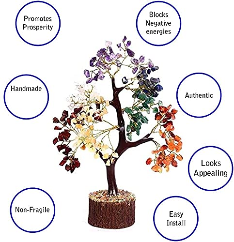 Árbol de los siete chakras – Cristales, energía y armonía en tu espacio