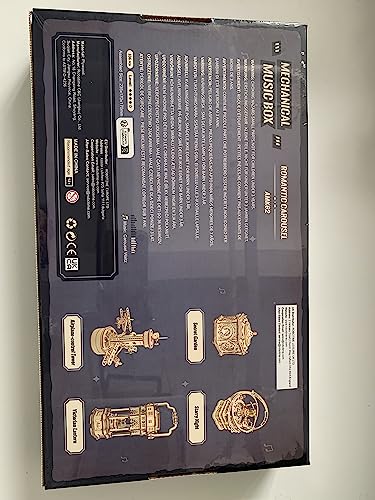 Puzzle 3D carrusel musical de madera – Melodía, nostalgia y pura artesanía