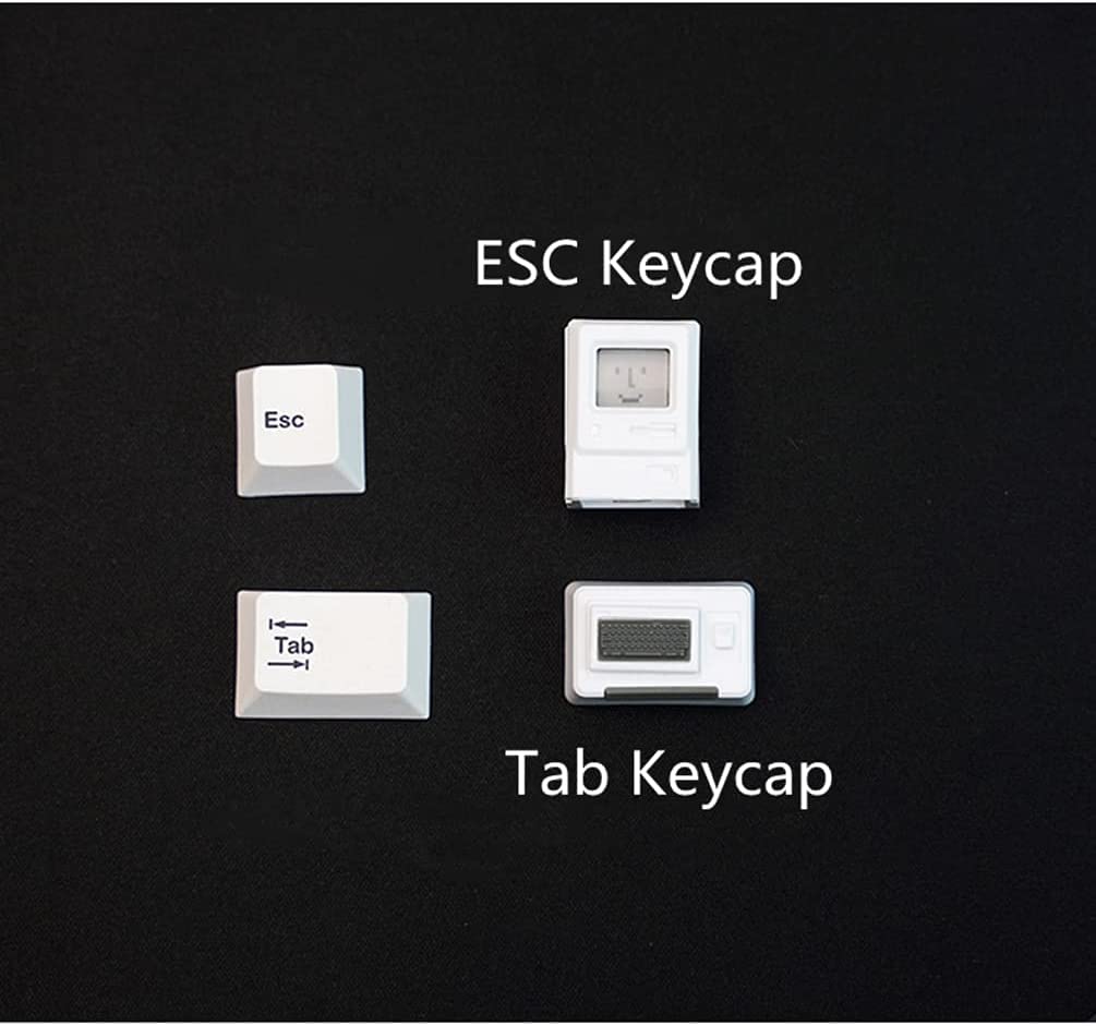 Tecla Mac retro iluminado – La nostalgia se enciende en tu teclado