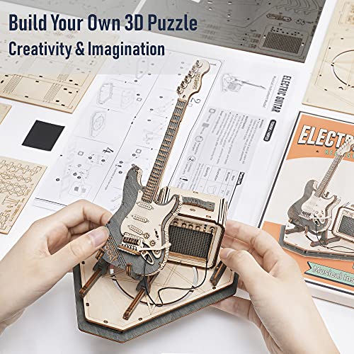 Puzzle 3D guitarra clásica – Arma la melodía en cuerpo de madera