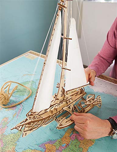 Puzzle 3D Trimarán – Construye el alma de un barco real