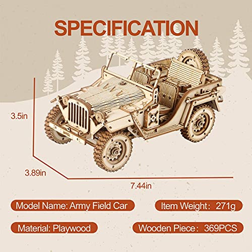Puzzle 3D jeep militar – Conquista el bricolaje pieza a pieza