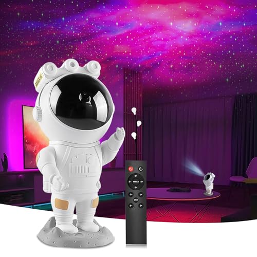 Luz de noche astronauta – Proyecta estrellas y sueños galácticos