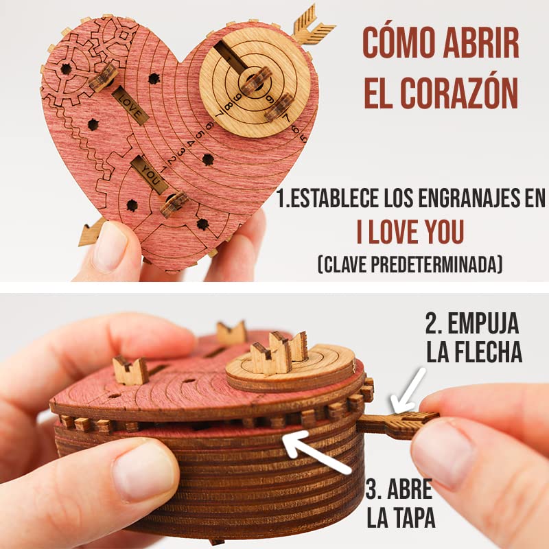 Caja Tin Woodman’s Heart – Un código, un secreto, un corazón