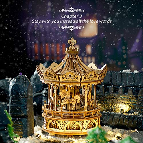 Puzzle 3D carrusel – Música, nostalgia y caballitos en rotación