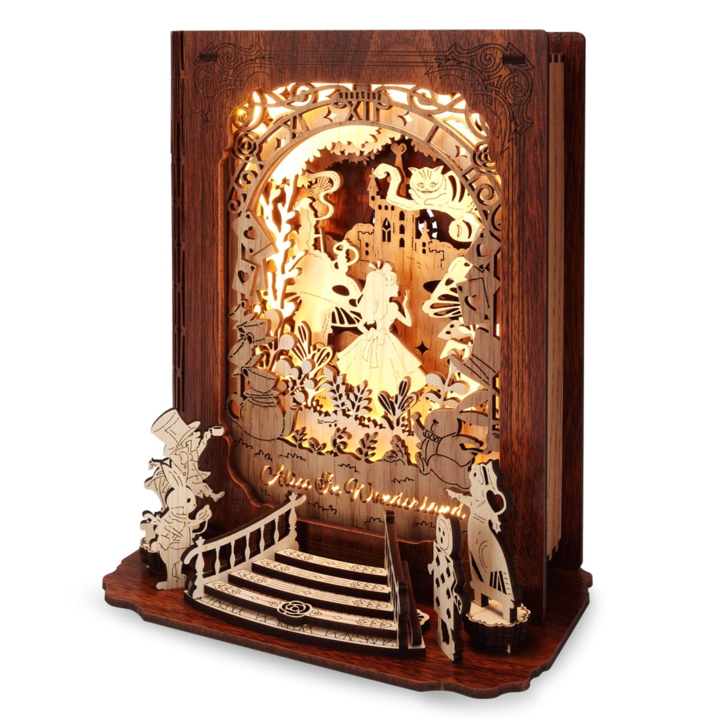 Puzzle 3D Alicia en el País de las Maravillas – Ilumina el bosque de los sueños
