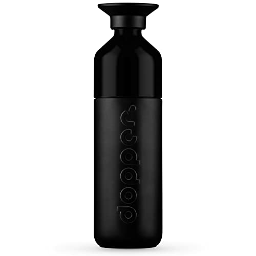 Dopper Insulated Blazing Black Botella Isotérmica - Botella Agua 580ml - Termo para café - Botella de acero inoxidable - Botella deportiva - 24 horas fría, 9 horas caliente