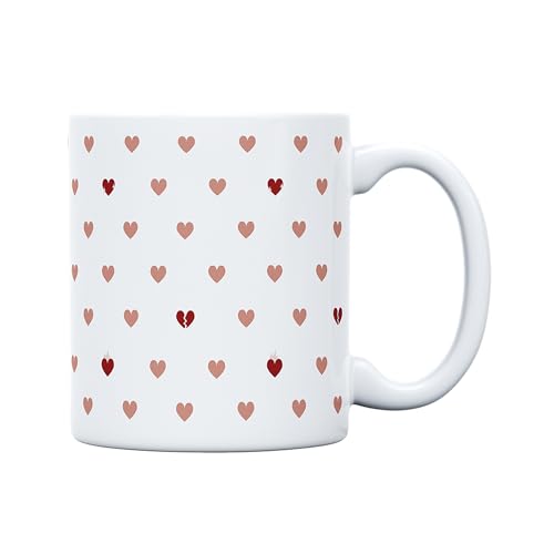 UO Taza de regalo con mensaje Amor de amigas, regalo original para amigas, 350 ml, Cerámica