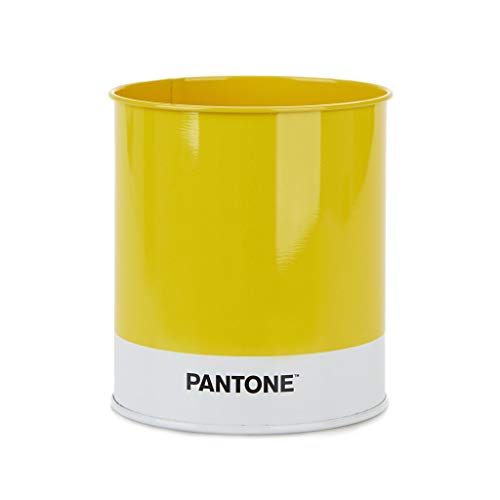 Balvi Portalápices Pantone Color Amarillo Organizador Escritorio Ten Tus Bolis, lápices y Plumas orde