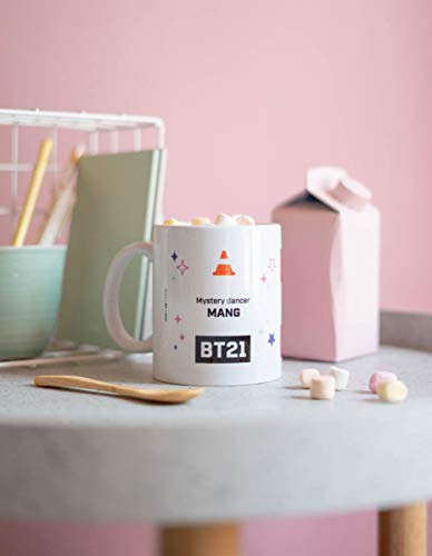 Taza Mang BT21 – Misterio cerámico bajo la máscara