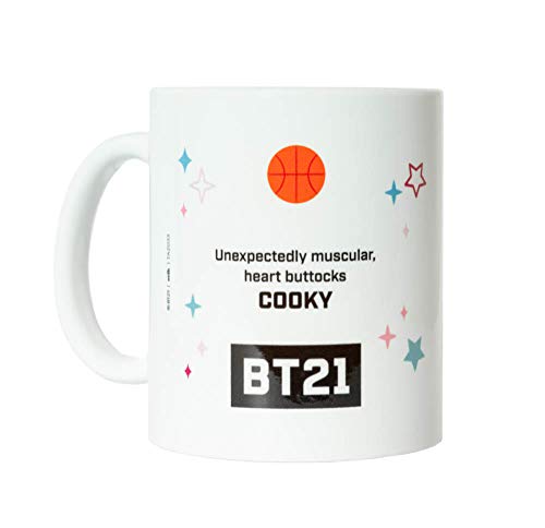 Grupo Erik Taza BT21 - Taza desayuno Cooky / Producto con licencia oficial