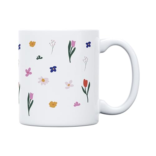 UO Taza de regalo con mensaje Gracias por todo, regalo para amigas, regalo para amigos, regalo original de Navidad, regalo amigo invisible original, 350 ml, Cerámica