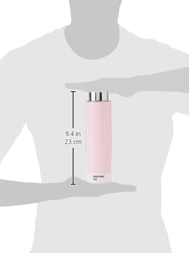 Copenhagen design Pantone Drinking, Tritan (Plastic) Water Bottle, 500 ml, Light Pink, 182 C, One Size, 101080182