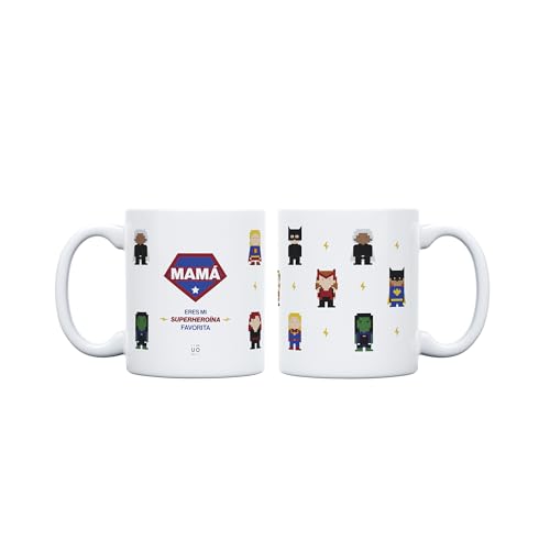 Papá eres mi superhéroe – Taza con mensaje que inspira