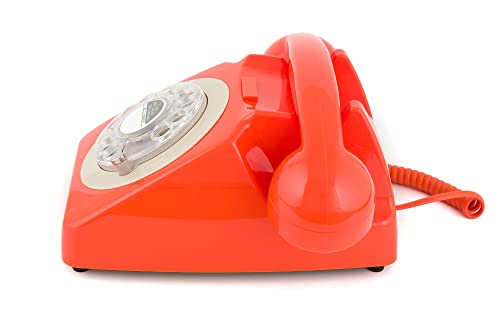 Teléfono fijo retro GPO 746 – Disco, espiral y timbre con nostalgia