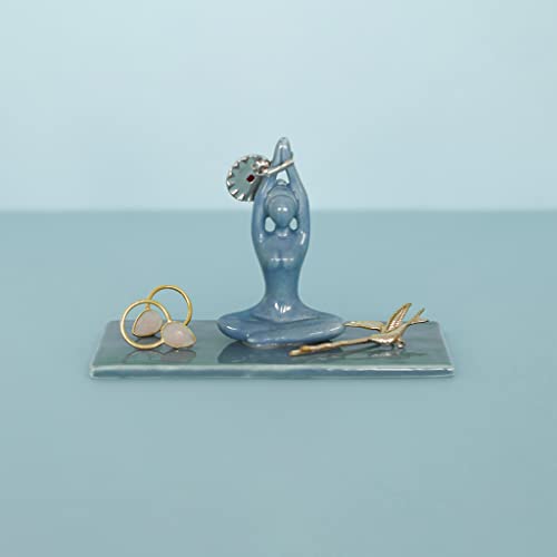 Asana – Porta anillos con postura de yoga zen