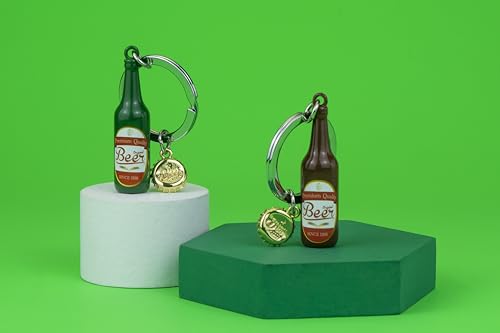 O meta[l]morphose METALMORPHOSE - Llavero de cerveza para hombre, regalo para mujer, verde, talla única