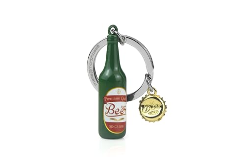 O meta[l]morphose METALMORPHOSE - Llavero de cerveza para hombre, regalo para mujer, verde, talla única