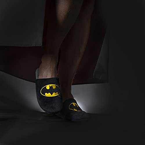 soxo DC Comics The Batman Superman Zapatillas Casa Hombre Invierno Divertidas Pantuflas 41/42 Zapatillas Batman + Calcetines 40-45