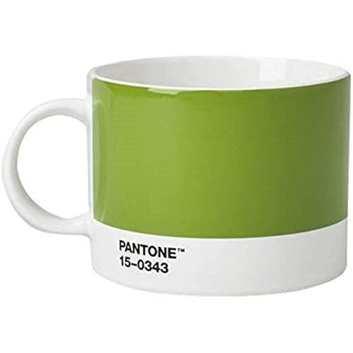 Copenhagen design Pantone Cup, Tea/Coffee mug, Fine China (Ceramic), 475 ml, Green, Greenery 15-0343, Color of The Year 2017, Porcelana, One Size