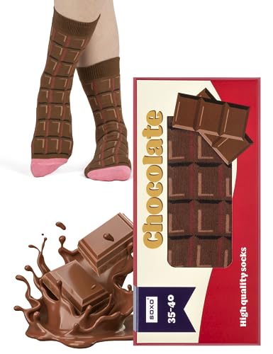 soxo Chocolate Calcetines Mujer Divertidos Regalos Para Hombre Originales Regalo Colores 35-40