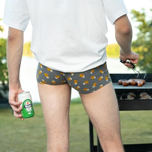 soxo Lata Calzoncillos Hombre Boxer Algodon Boxers Deportivos Regalos Originales L Beer