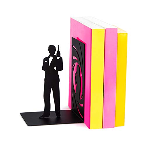 Sujetalibros agente secreto – Misión: mantener los libros en pie