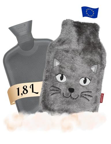 soxo Peluche Bolsa Agua Caliente Hot Water Bottle With Cover Bolsas De Agua Caliente Para Cama Gato 2