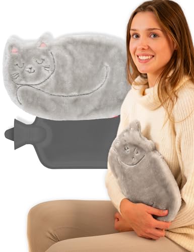 soxo Peluche Bolsa Agua Caliente Hot Water Bottle With Cover Bolsas De Agua Caliente Para Cama Gato Orejas