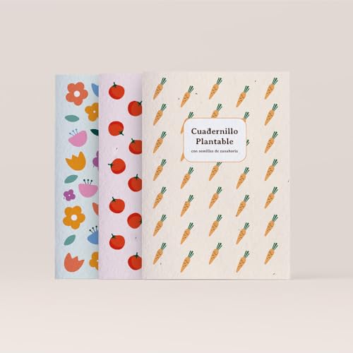 Cuaderno Plantable A5 – Tus Notas se Convierten en Zanahorias