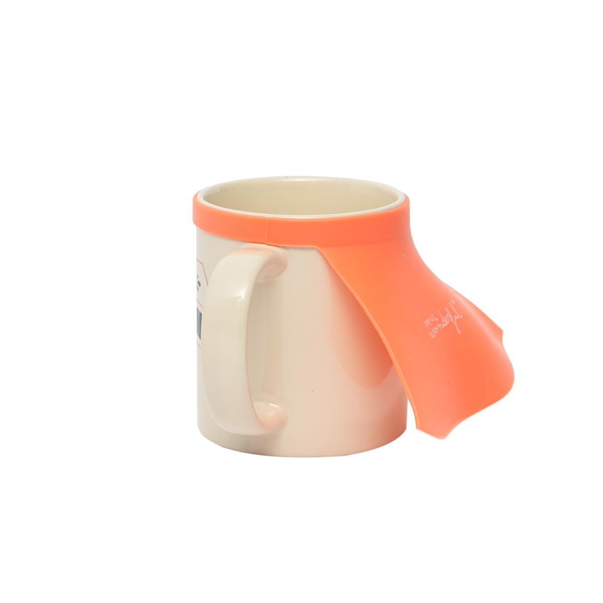 Mr. Wonderful - Taza con capa - Eres una supermamá - Regalo para mamá - Taza de Cerámica - Incluye un Textito para Rellenar