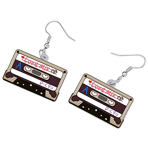 Pendientes Cassette retro – Vuelve el hit de los 90