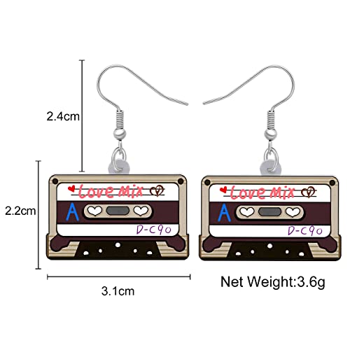 Pendientes Cassette retro – Vuelve el hit de los 90