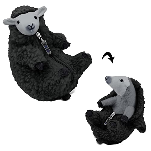 AGRIMONY Lindos Animales de Peluche de Oveja Afeitada,Juguetes de Cabra Peluche Kawaii, Regalos Bebe Niñas, Niños y Adolescentes,Regalos Divertidos de Navidad, Cumpleaños, Pascua,Decoración de Cabra