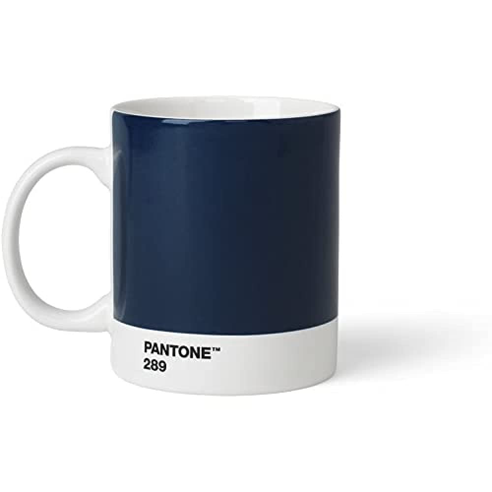 Copenhagen design Pantone Mug, Coffee/Tea Cup, Fine China (Ceramic), 375 ml, Dark Blue, 289 C, Porcelana, 1 Unidad (Paquete de 1)