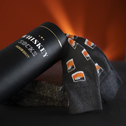 soxo Whisky Calcetines Hombre Divertidos Algodon Regalos Originales Colores Regalo Hombres 40-45 Whisky 3 Pares