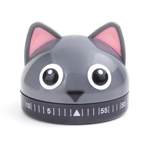 KIKKERLAND KT44 Reloj de Cocina, diseño de Gato