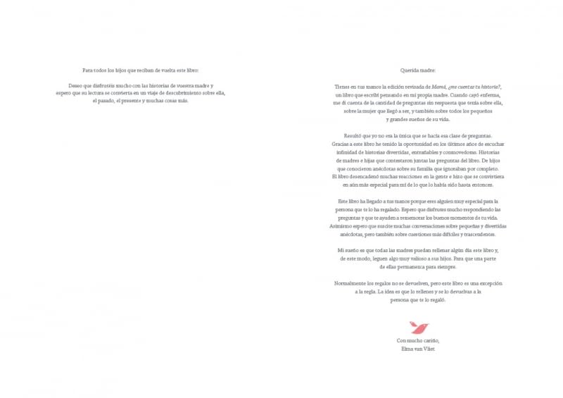 Mamá, ¿me cuentas tu historia? – Cuaderno para regalar con preguntas