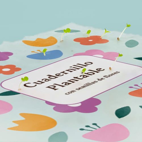 Cuaderno Plantable A5 – Convierte tus Apuntes en Flores