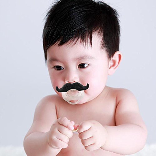 Chupete con bigote – El caballero ha nacido