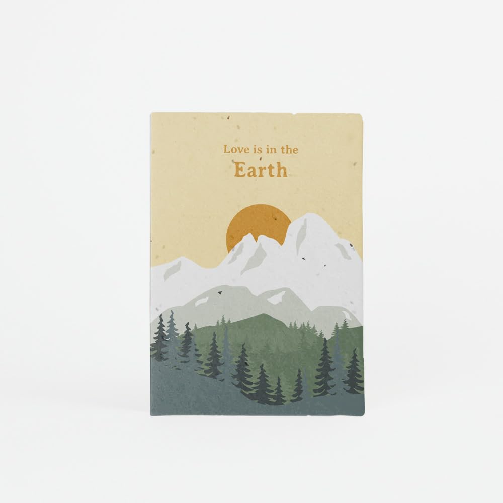 Postal Plantable "Love is in the Earth" – Amor por la Tierra