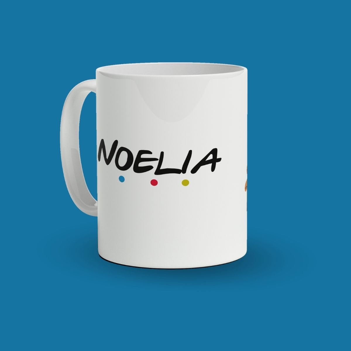 Taza Friends Personalizada con nombre | Regalo Original | Taza Desayuno Friki | Regalo Amigo Invisible Original | Varios Diseños | Cumpleaños, Día de la Madre, Día del Padre (Personalizada)